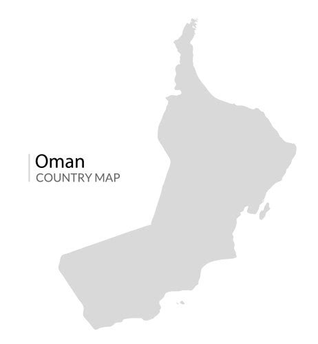 Oman Map Vector Images Over 1 700