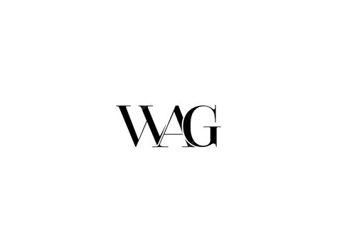 premium vector vector wag logo