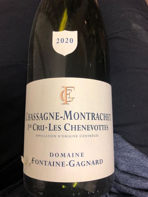 Domaine Fontaine Gagnard Chassagne Montrachet Er Cru Clos St