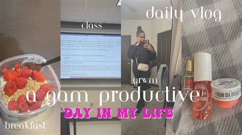 Daily Vlog 9am Productive Day In My Life As A College Student📚