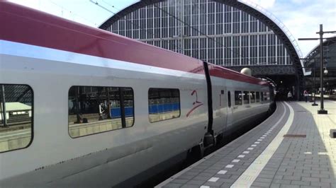 Thalys Vertrekt Uit Amsterdam Centraal Youtube