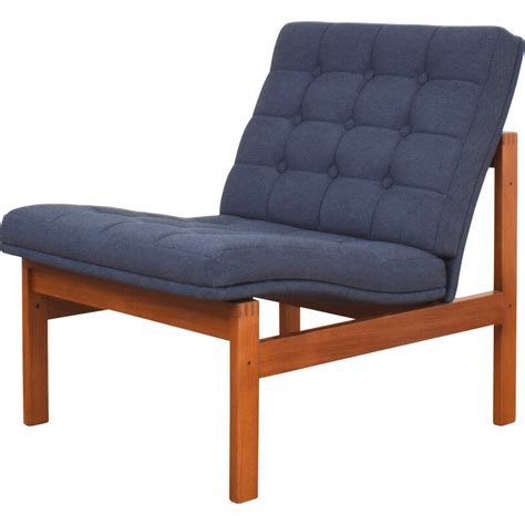 Fauteuil lounge vintage Modulin en teck par Ole Gjerløv Knudsen et