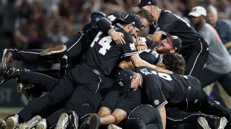 Mississippi St Makes Cws Again Beats Stanford 8 1