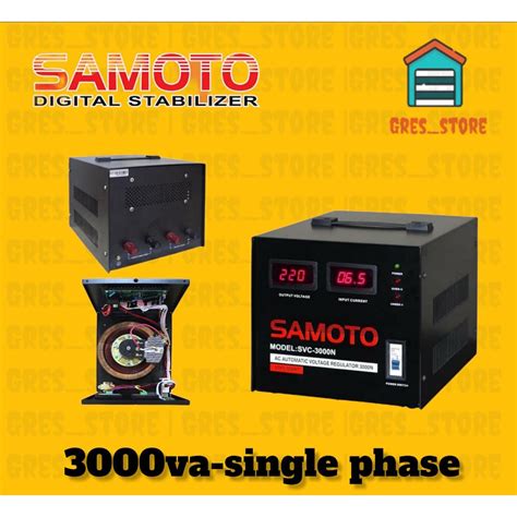 Jual Stabilizer SAMOTO 3000VA Stavolt 3000va Stavolt 3kva Samoto 3kva