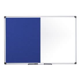 Tableau Mixte Tableau Blanc Feutre Bleu