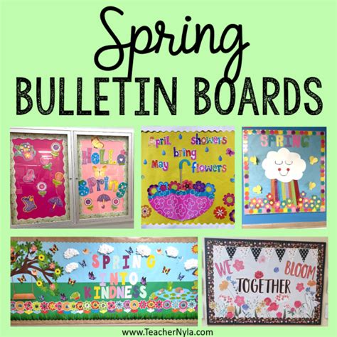 20 Beautiful Spring Themed Bulletin Boards Nyla S Crafty Teaching