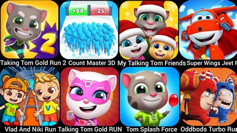 Talking Tom Gold Run Vlad And Niki Run Count Master D My Taking