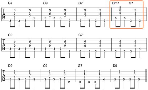 Jazz Guitar Chord Progressions