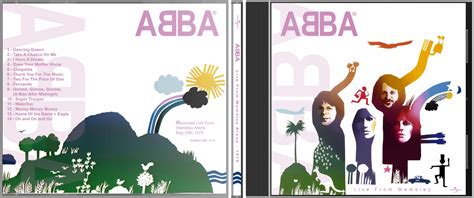 CD Cover Design: Abba - Live at Wembley '79