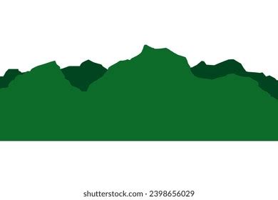 Hill Landscape Vector Illustration Showcases Scenic Stock Vector ...