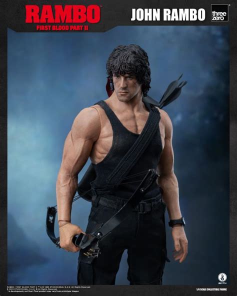 Threezero Rambo First Blood Part II Rambo Figure Kapow Toys