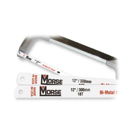 Morse Bi Metal Hacksaw Blade Flexible H S S Cobalt