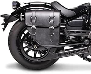 BS Motoparts Satteltasche für Keeway Superlight 125 Texas Schwarz