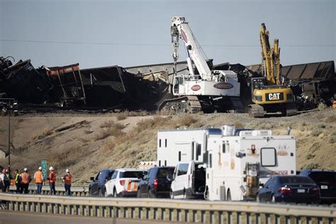 Truck driver killed when train derailment collapses Colorado bridge ...