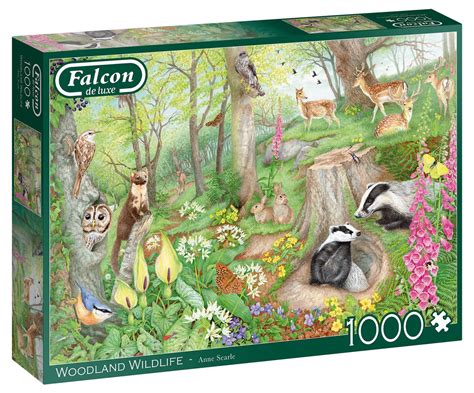 Jumbo puzzle Leśne Zwierzęta 1000 el Jumbo Sklep EMPIK