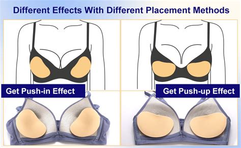 Nimiah Silicone Bra Inserts Breast Pads Waterproof Push Up Inserts For