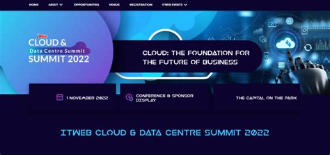 Itweb Cloud And Data Centre Summit Scheduled For 1 November Itweb