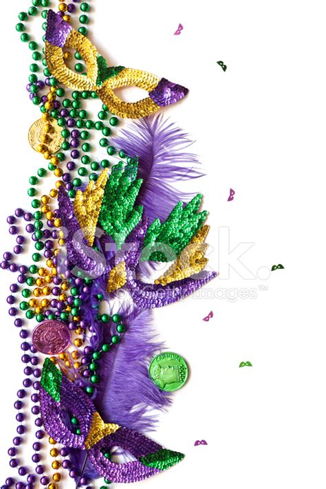 Mardi Gras Border Stock Photos