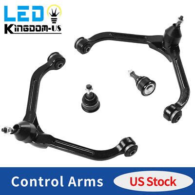 Pcs Front Upper Control Arms Lower Ball Joints For Jeep