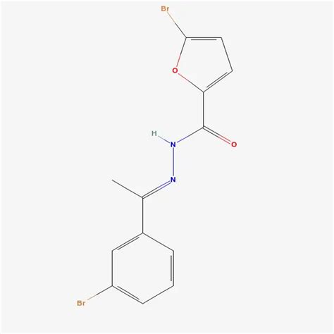 5 Bromo N 1 3 Bromophenyl Ethylideneamino Furan 2 Carboxamide