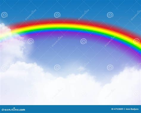 Bright Rainbow stock illustration. Illustration of vivid - 4753889