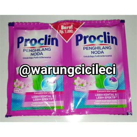 Jual PROCLIN PENGHILANG NODA UNTUK BAJU PUTIH DAN BERWARNA 15ml X