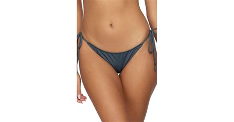 O Neill Sportswear Saltwater Solids Maracas Side Tie Bikini Bottoms In