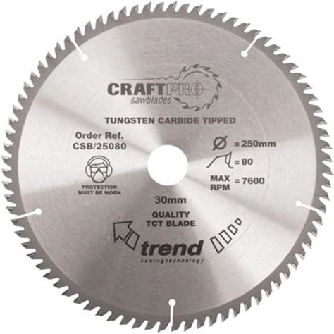 Trend CraftPro TCT Medium Finish Combination Sawblade For Wood 315mm