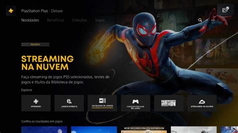 Vem aí no PS Plus Aba de streaming na nuvem é adicionada no PS5