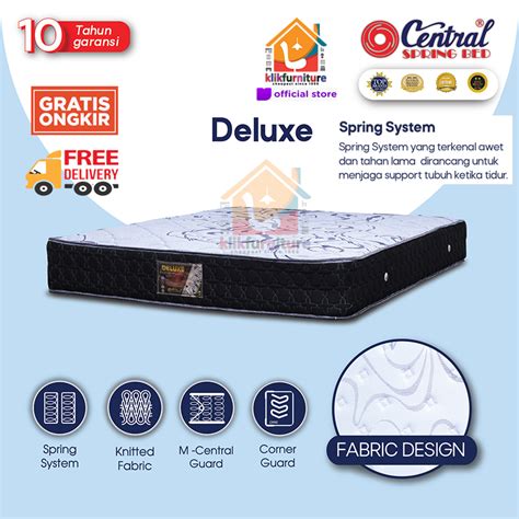 Kasur Matras Springbed Central Deluxe Cm Official Pusat