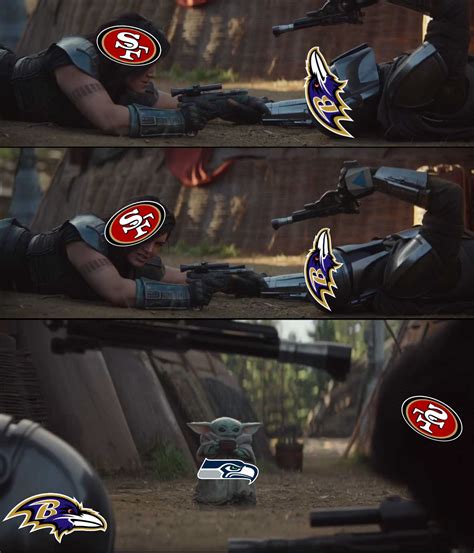 Watching Ravens vs Niners tomorrow : r/Seahawks