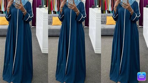 How To Cut And Stitch Gorgeous Abaya Dress Detailed Diy Abaya