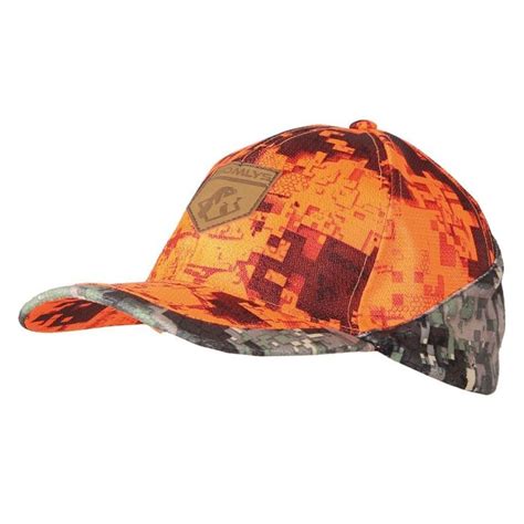 Casquette De Chasse Somlys Digital Orange Silencieuse