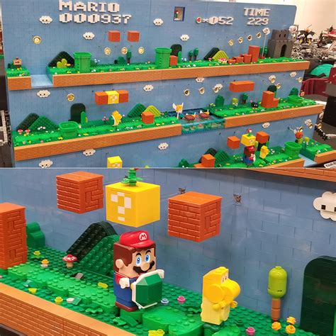 Nintendo Fan Creates Real-Life Super Mario Level with 14 Motors and 12,000 LEGO Pieces - TechEBlog