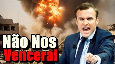 Macron Desafia Putin Fran A Pronta Para Enviar Tropas Youtube