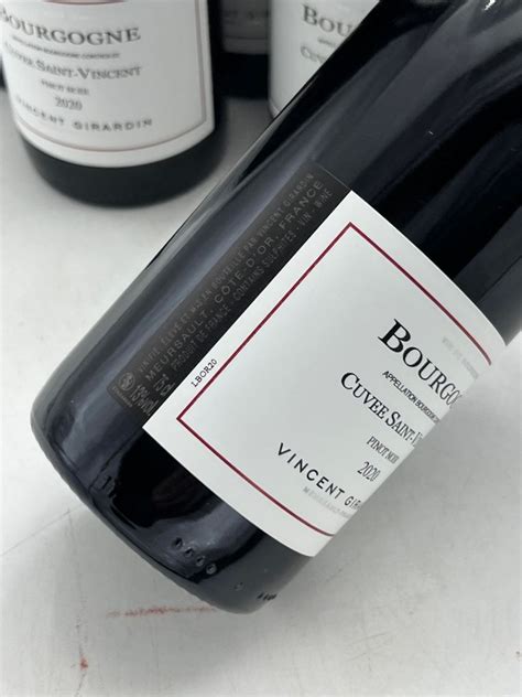 2020 Cuvée Saint Vincent Bourgogne Pinot Noir Vincent Girardin