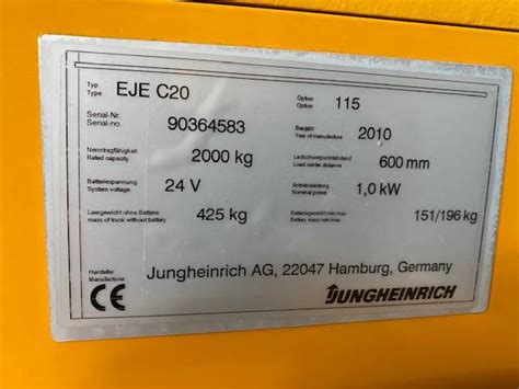 Transpalet Electric Jungheinrich Eje C Mariancar Ro