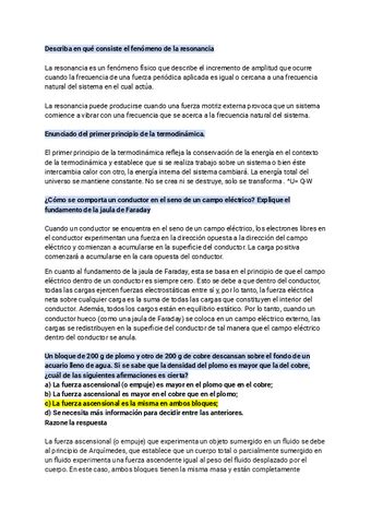 Preguntas Teoria O Cuatri De Los Examenes De Otros Anos Pdf