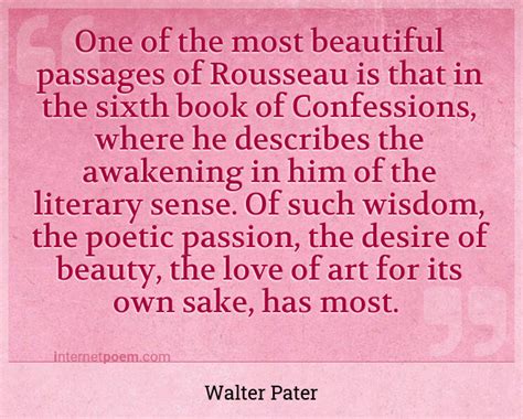 One Of The Most Beautiful Passages Of Rousseau Is Tha 1