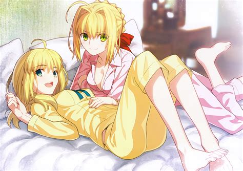 Wallpaper Illustration Blonde Anime Girls Cartoon Cleavage Feet