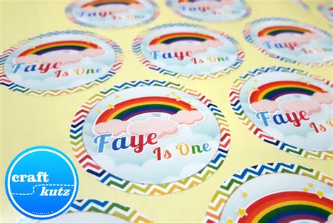 Onederful Rainbow Birthday Theme Craft Kutz