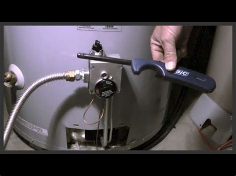 How To Relight A Water Heater Pilot Light YouTube