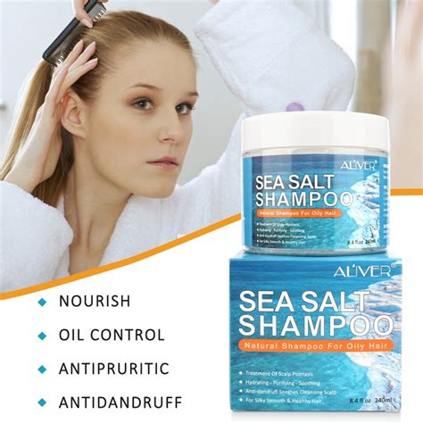 Aliver Sea Salt Shampoo Anti Dandruff Shampoo Hair Treatment Shampoo