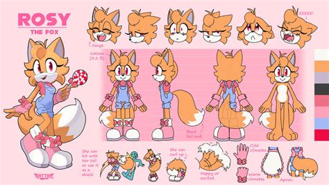 Rosy The Fox Reference Sheet 2022 By Rattah On Deviantart