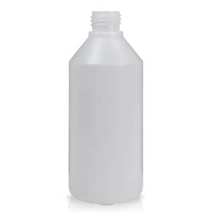 Ml Natural Hdpe Plastic Round Bottle Amphorea