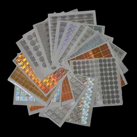 3D Polyester Stock Hologram Labels Packaging Type Roll At Rs 0 08