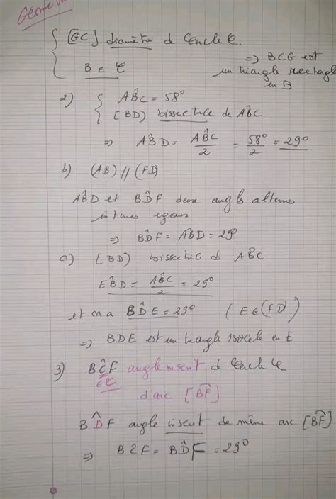 1ère année secondaire Math 1ère année Devoir de contrôle 2math Corrigé