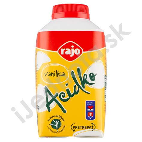 Rajo Acidko Vanilka 450 g COOP Jednota LC Sever veľkoobchod