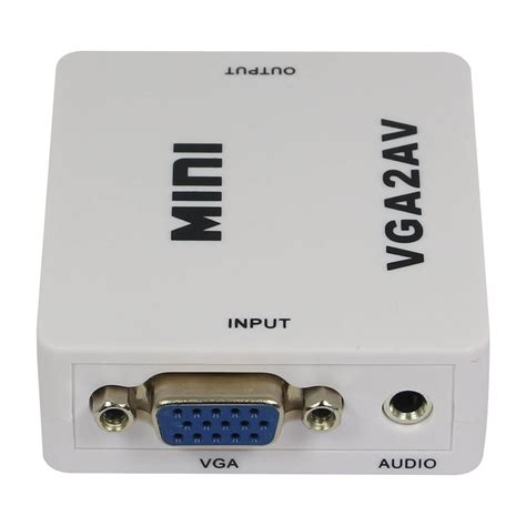 Av To Vga Cable Connection