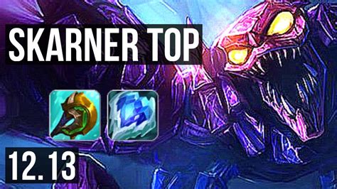 SKARNER Vs ORNN TOP Rank 3 Skarner 4 8M Mastery 5 1 10 1400